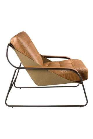 Fauteuil en cuir - Marron