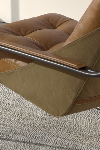 Fauteuil en cuir - Marron