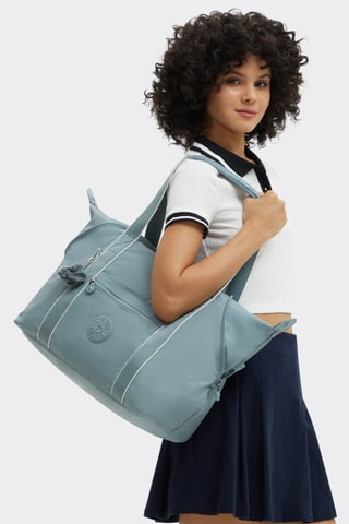Mala shopper Art M - Verde-água