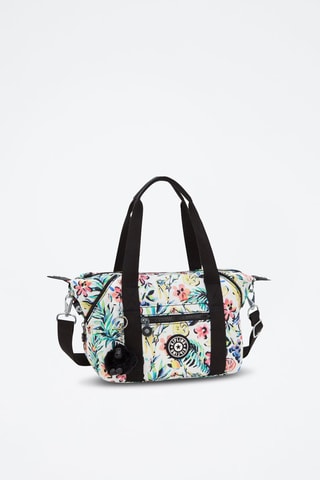Mala shopper Art Mini - Branco e preto