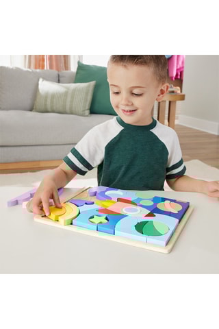 Puzzle en bois L’Espace Fisher-Price - 42 pièces - Dès 3 ans