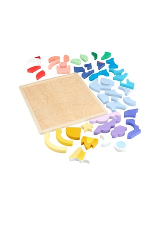 Puzzle en bois L’Espace Fisher-Price - 42 pièces - Dès 3 ans