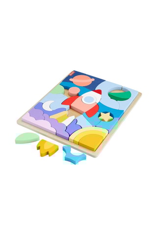 Puzzle en bois L’Espace Fisher-Price - 42 pièces - Dès 3 ans