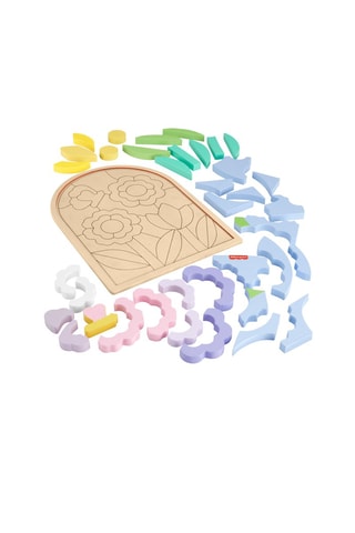Puzzle Fleurs en bois Fisher-Price - 37 pièces - Dès 3 ans