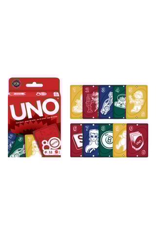 Jeu de cartes Uno Rouge Rubis 80 ans - Dès 84 mois