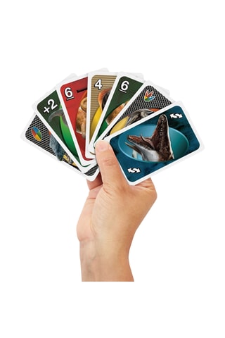 Jeu de cartes Uno Jurassic Saga - Dès 84 mois