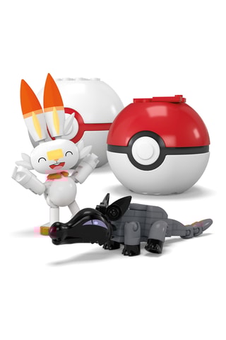 Coffret de 4 Poké Balls Mega Pokémon - 105 pièces - Dès 6 ans