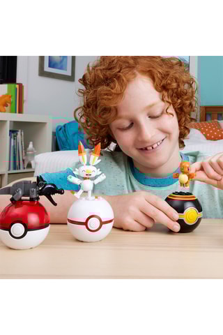 Coffret de 4 Poké Balls Mega Pokémon - 105 pièces - Dès 6 ans