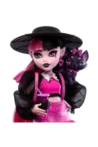 Poupée articulée Draculaura et Count Fabulous Monster High - 9 accessoires - Dès 48 mois