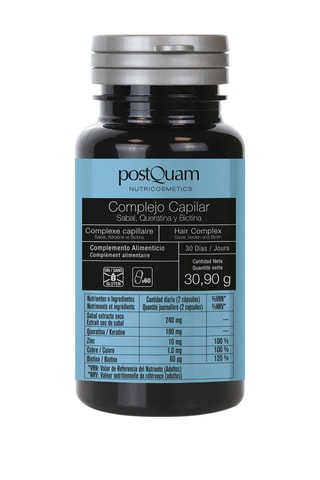 Complexe capillaire Biotine, Kératine, Minéraux - Ongles, Cheveux, Peau - 60 gélules