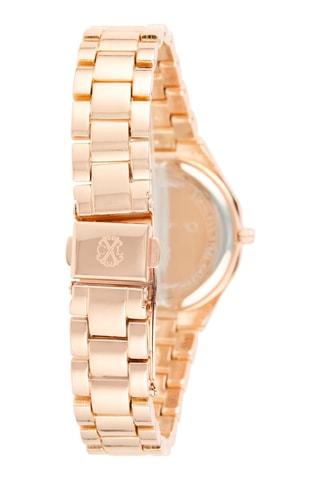 Montre à quartz en alliage - Doré rose