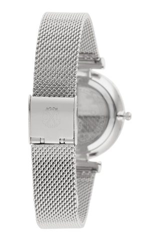 Legering Quartz Horloge Zilverkleurig en Blauw