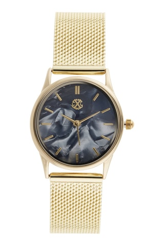 Legering Quartz Horloge Goudkleurig en Zwart
