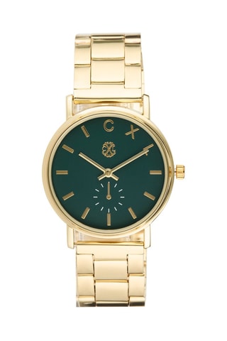 Legering Quartz Horloge Goudkleurig en Groen