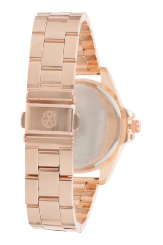 Montre à quartz en alliage - Doré rose