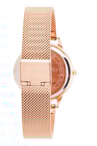 Montre à quartz en alliage - Doré rose