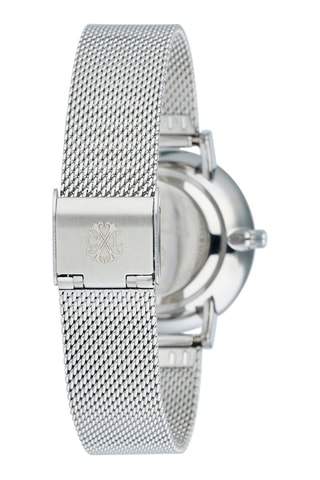 Legering Quartz Horloge - Zilverkleurig en Blauw