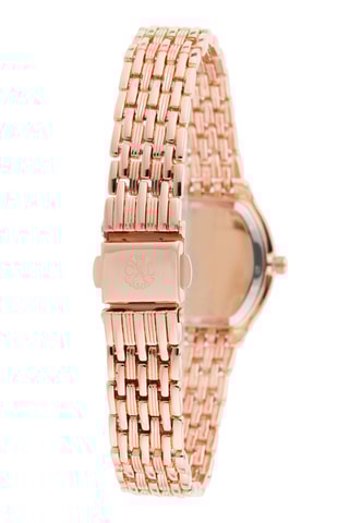 Montre à quartz en alliage - Doré rose