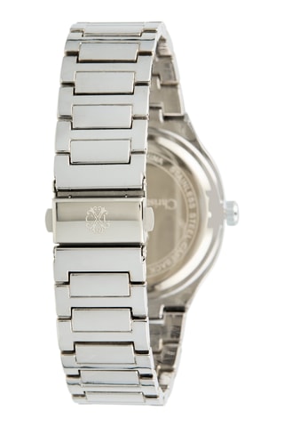 Montre à quartz en alliage - Argenté et noir