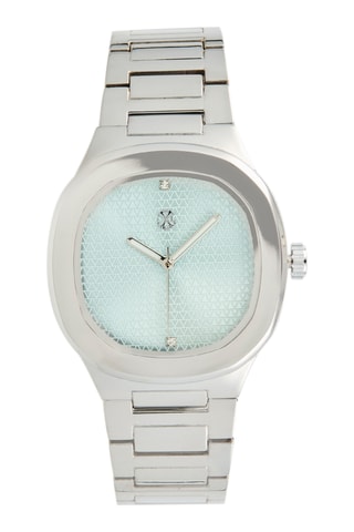 Montre à quartz en alliage - Argenté et noir