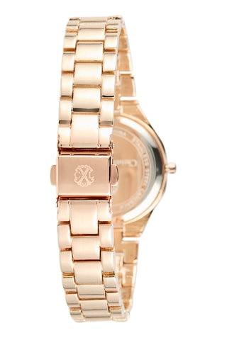 Montre à quartz en alliage - Doré rose