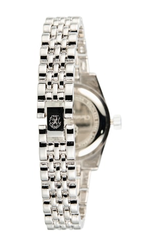 Metalen Quartz Horloge - Zilverkleurig en Blauw
