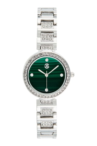 Legering Quartz Horloge - Zilverkleurig en Groen