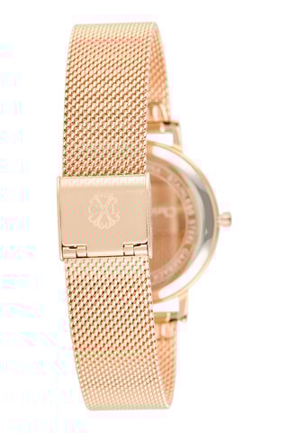 Montre à quartz en alliage - Doré rose