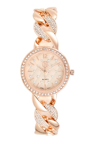 Montre à quartz en alliage - Or rose