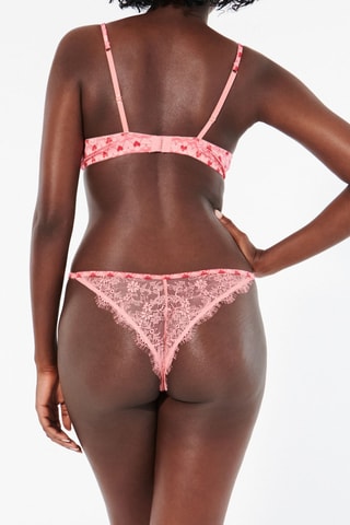 LINGERIE BAS LINGERIE TANGA PRECIOUSIZ PEACH