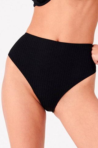Bikinibroekje Hoge Taille Highsuniz - Zwart