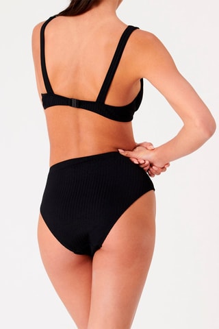 Bikinibroekje Hoge Taille Highsuniz - Zwart