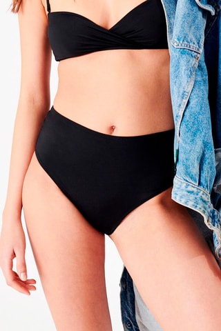 Bikinibroekje Hoge Taille HighBikinibroekjeiz - Zwart