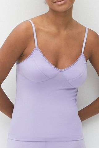 Top de algodão biológico Mistiz - Violeta