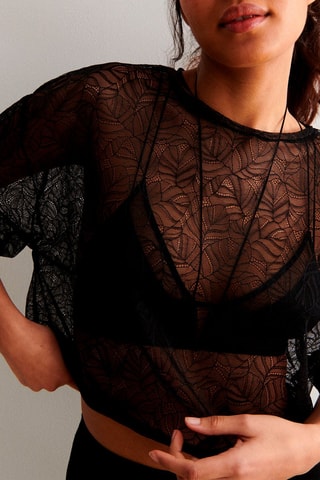 Crop top Provenciz Preto