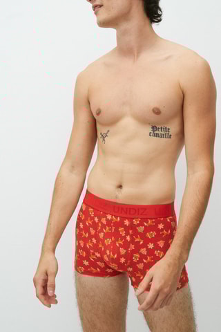 Boxers New Katchiz Gingerbread Vermelho