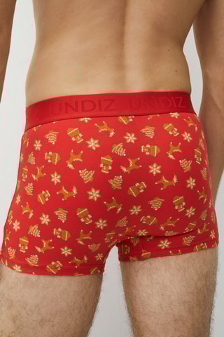 Boxers New Katchiz Gingerbread Vermelho