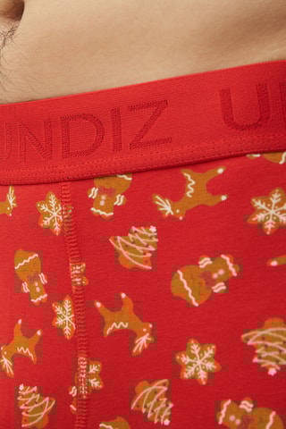 Boxers New Katchiz Gingerbread Vermelho