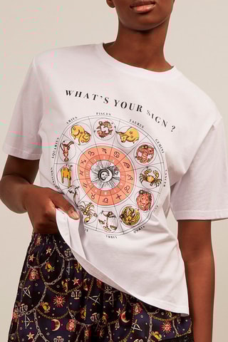 T-shirt Zodiaciz Branco