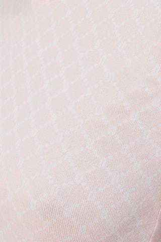 T-shirt Mouniz - Rosa e branco