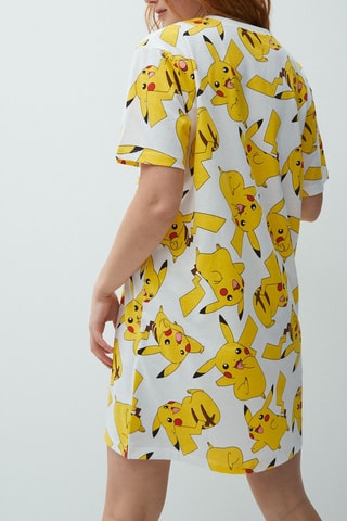 Pijama Pikachu Pokémon MoodPikaiz - Branco e amarelo