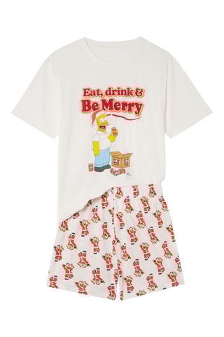 Pijama Homer Simpson Os Simpson - Branco