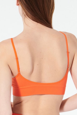 Voorgevormde Sportbeha Tulipaniz - Oranje