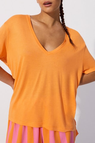 T-shirt de pijama Charliniz - Laranja - Undiz