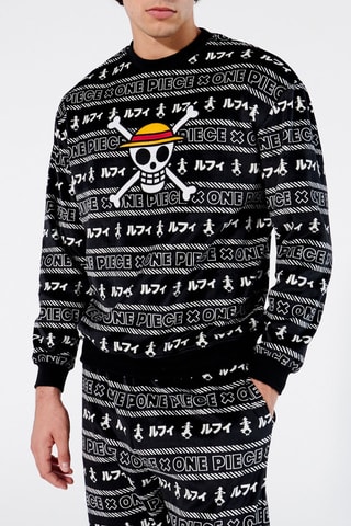 Sweat de pijama One Piece - Preto