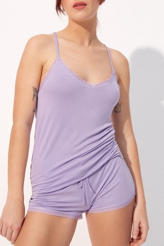Calções de pijama Vitacontrastiz - Violeta