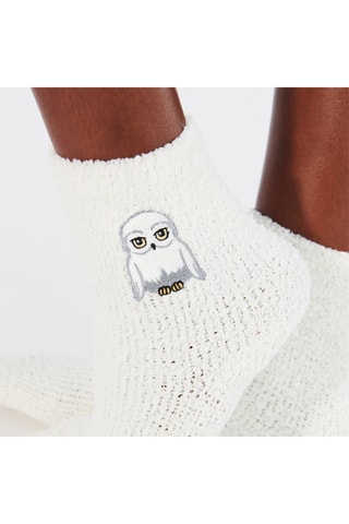 Meias Hedwige Harry Potter - Branco - Undiz