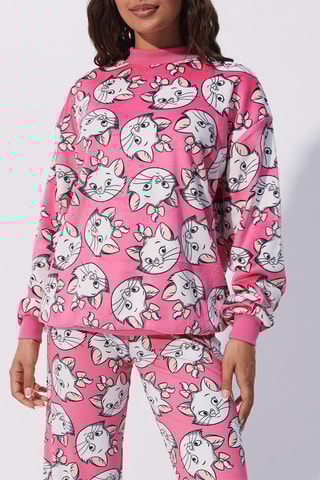 Sweat Maria e os Aristogatos Disney - Rosa
