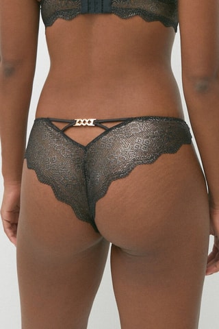 Tanga Chaingoldiz Foiliz - Preto