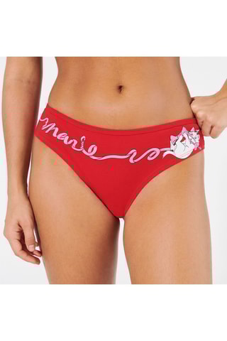 Cuecas Marie Os Aristogatos Disney - Vermelho - Undiz